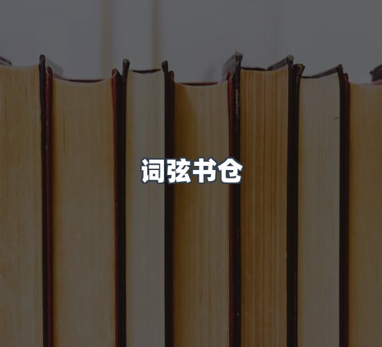 关于词弦书仓